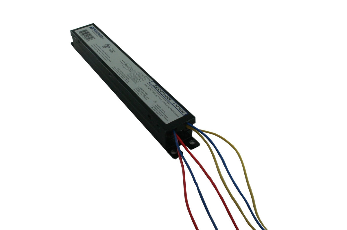 Robertson Worldwide IEA432T8120N compact ballast design for space-saving installs