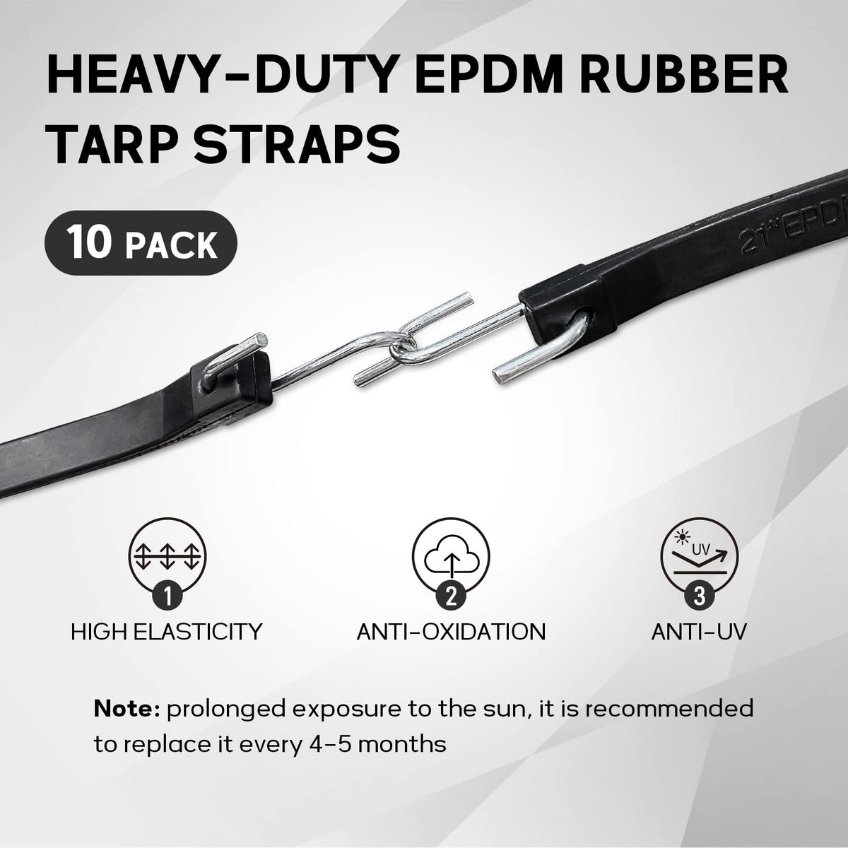 ROBLOCK rustproof metal S-hooks secure loads quickly and safely