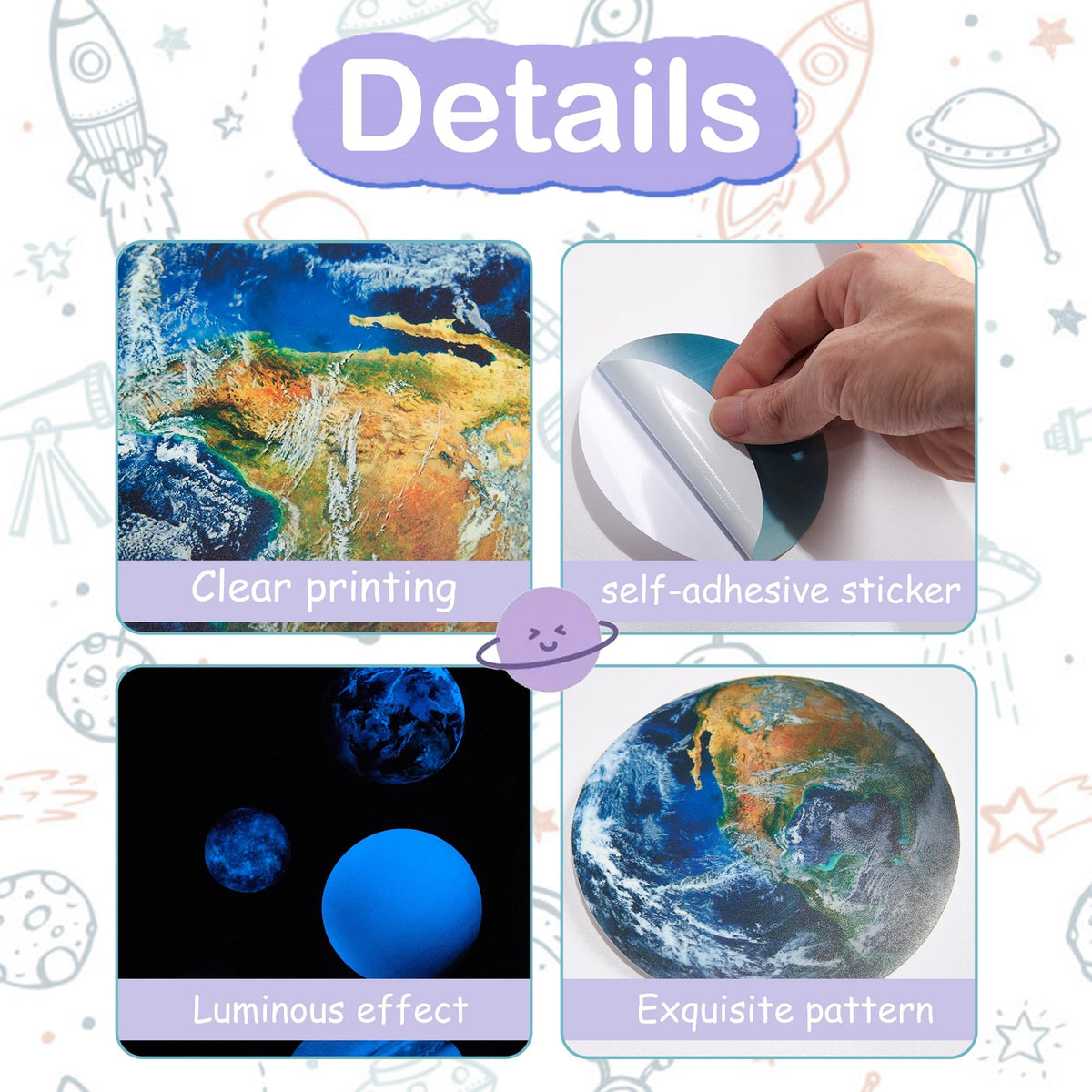Robmoda constellations wall art inspires curiosity in kids room