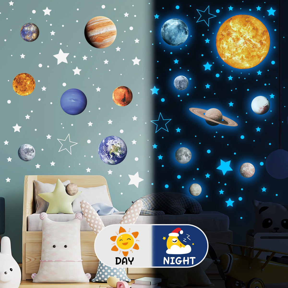 Robmoda Kids Room Decor enhances bedtime ambience and imagination.