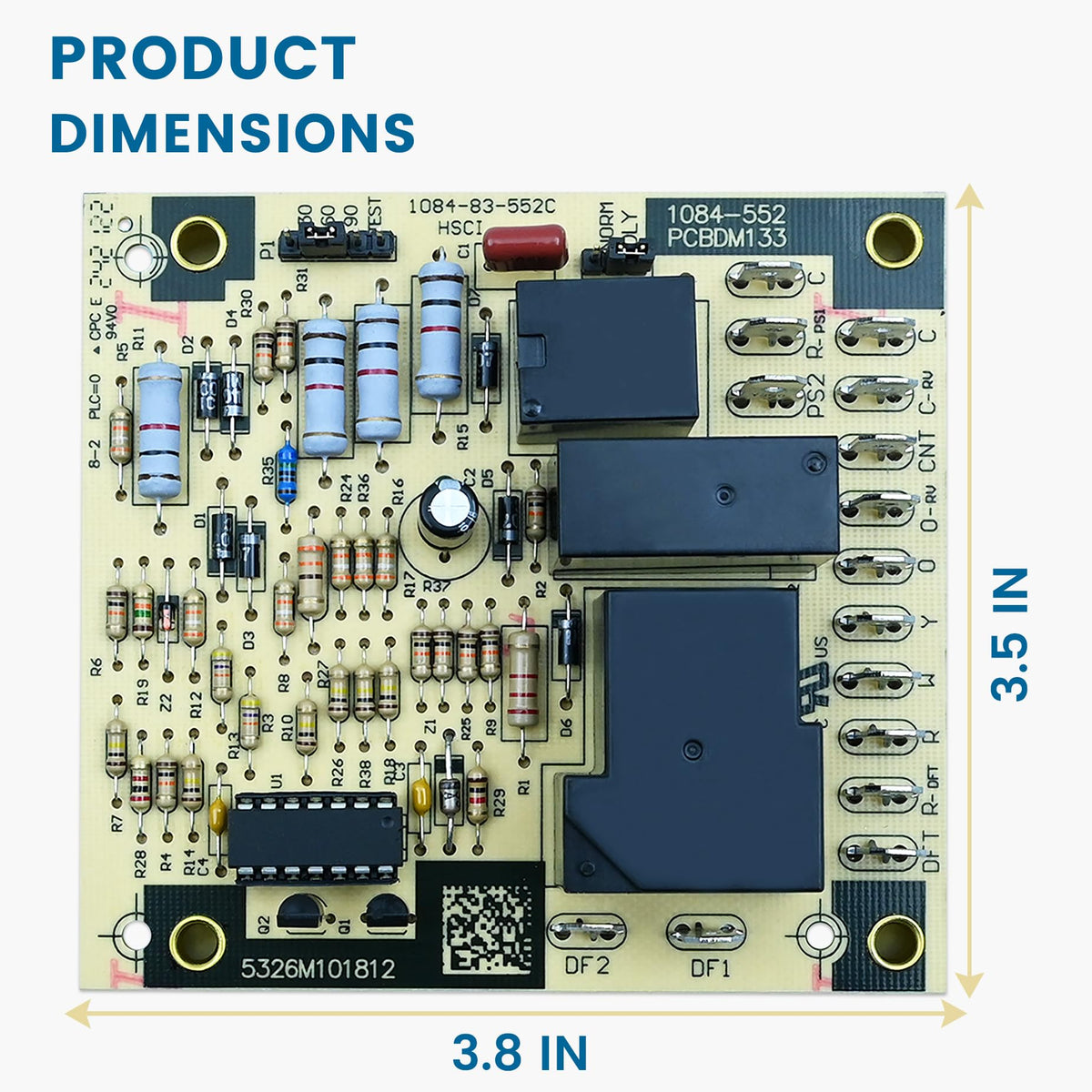 ROBOA PCBDM133S delay mode adjustment optimizes defrost timing
