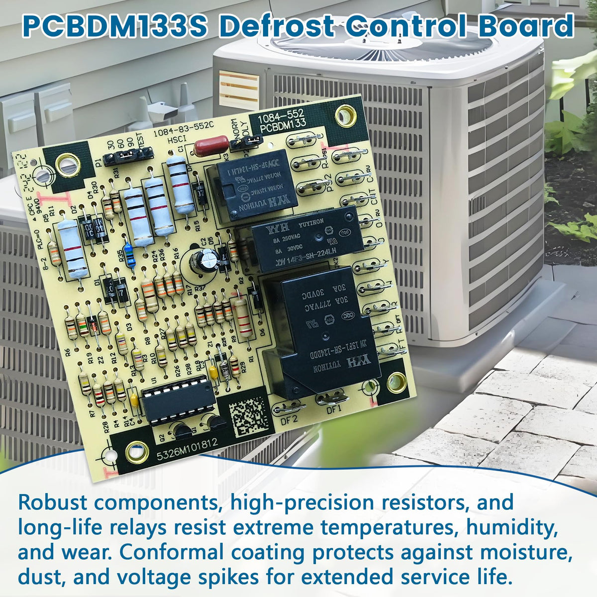 ROBOA PCBDM133S normal mode provides reliable defrost cycles