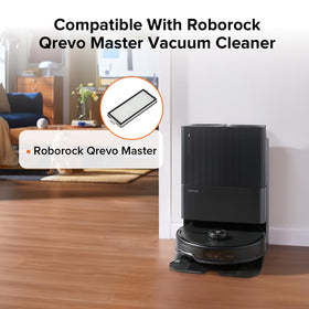 Roborock Qrevo Slim washable filter fits snugly for consistent cleaning.