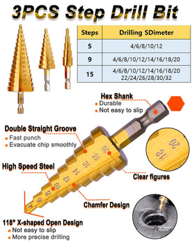 Rocaris hex shank countersink bits offer precise countersinking for flush screws.