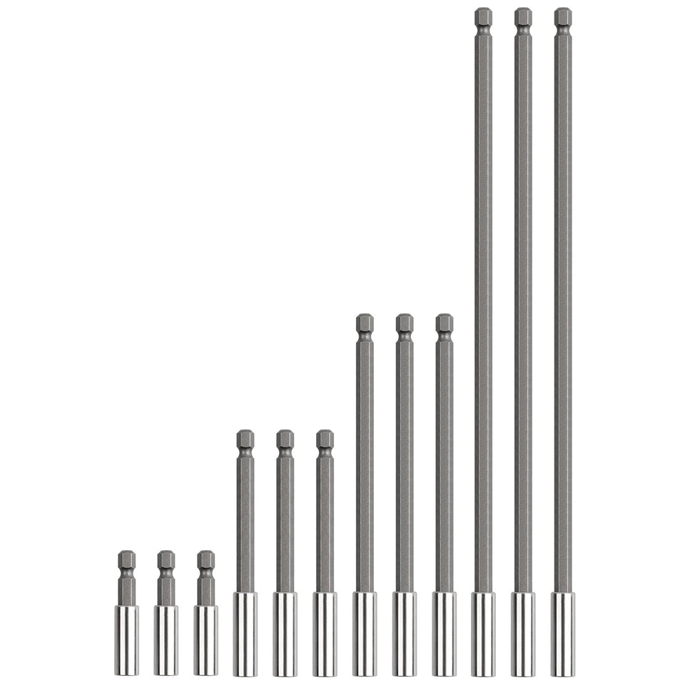 Rocaris magnetic drill-bit extension 2in to reach tight corners with ease.