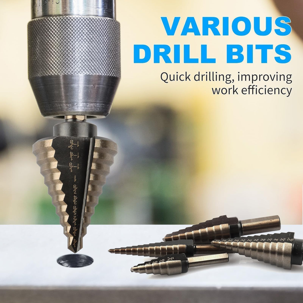Rocaris countersink bits set for clean, flush holes