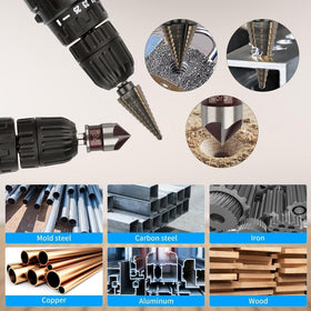 Rocaris double-groove design clears chips quickly during drilling