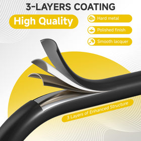 ROCELIA cushioned handle offers comfortable grip during climbs