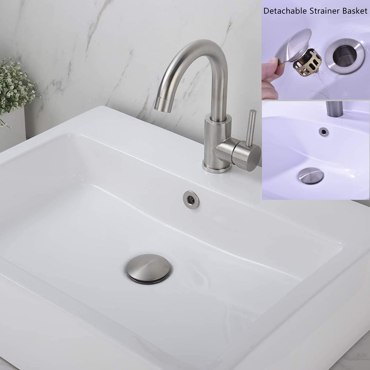 Rockgoya two-pack bathroom drain set for easy replacement
