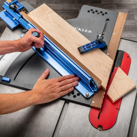 Rockler extendable fence assists long components during layout and cutting