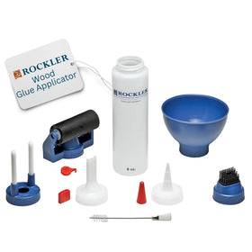 Rockler glue applicator bottle 8oz enables precise glue placement on joints.