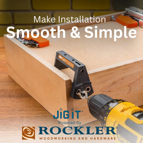 Rockler JIG IT complete kit with bits and collars for quick setup.