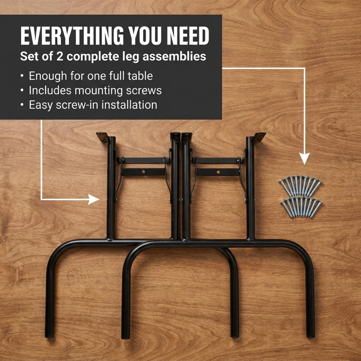 ROCKLER non-slip plastic tips prevent surface damage and movement.