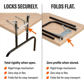 ROCKLER stable setup ideal for dinners, events, and gatherings.