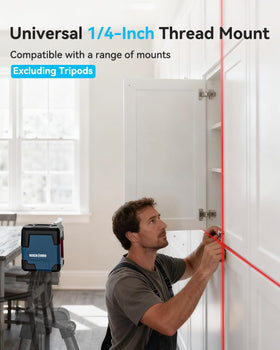 RockSeed IP54 durable laser level protects against dust and moisture on site.