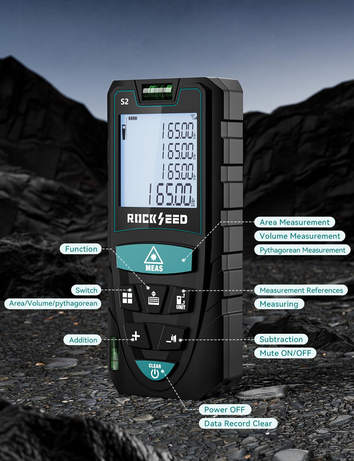 RockSeed IP54 rating guards against dust and splashes during busy projects