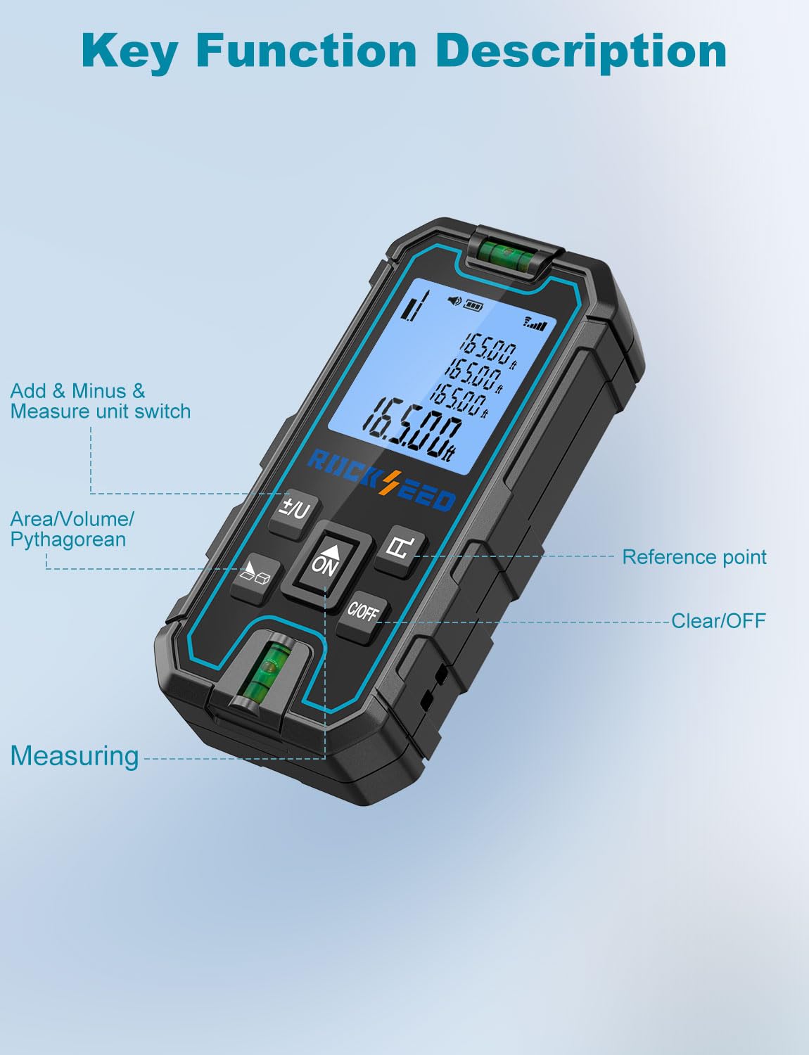RockSeed packaging includes batteries, manual, and wrist strap.