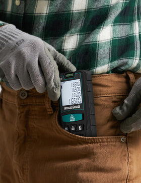 RockSeed ergonomic, rubber-backed body provides a secure one-handed grip