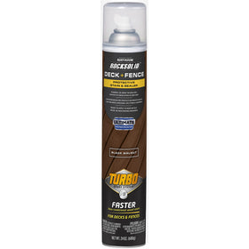 RockSolid turbo spray can for even one-coat exterior wood protection.