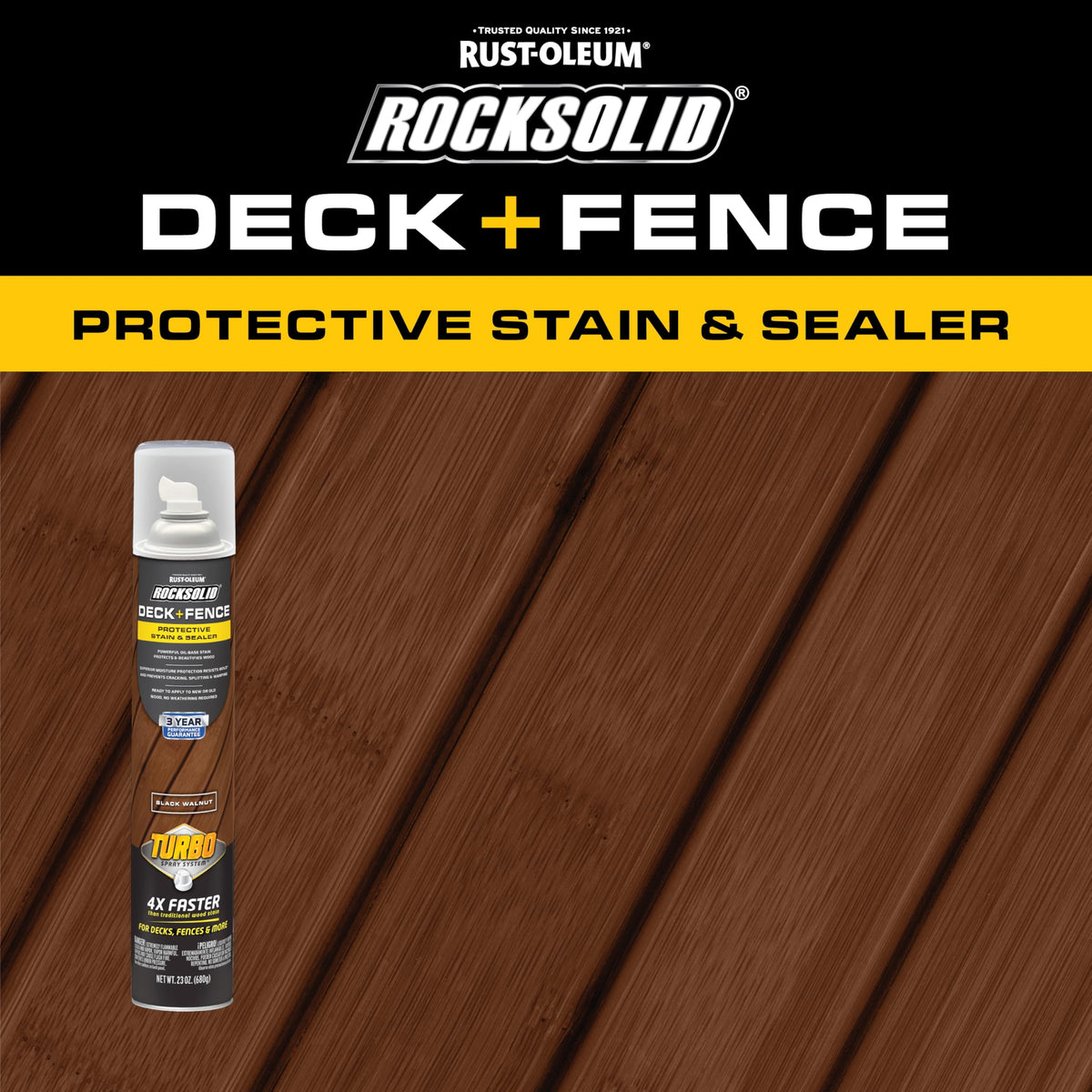 RockSolid wood surface application on deck demonstrates smooth finish.