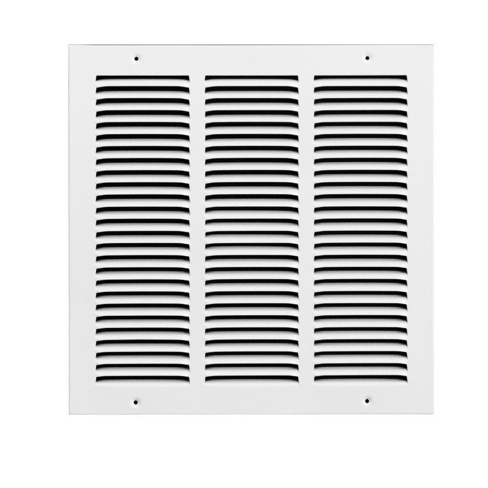 Rocky Mountain Goods air return grille with louvered design for improved airflow and aesthetics