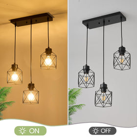 ROCUNSI kitchen island pendant becomes a focal point in dining spaces.