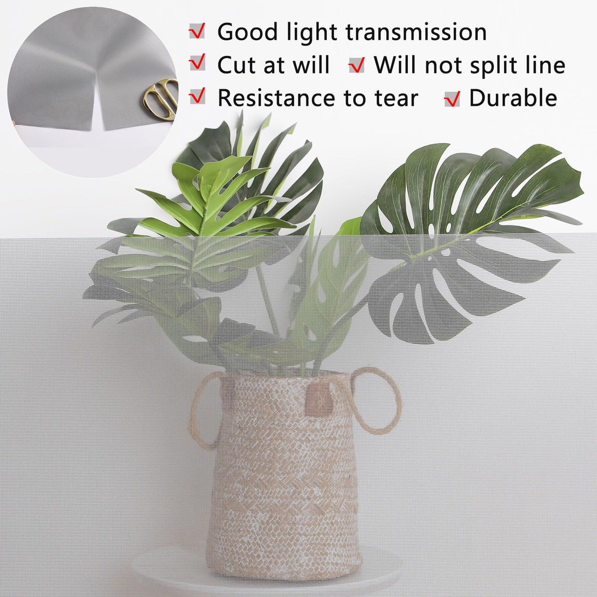 RODENET thin gray lines maintain protection while preserving ventilation.