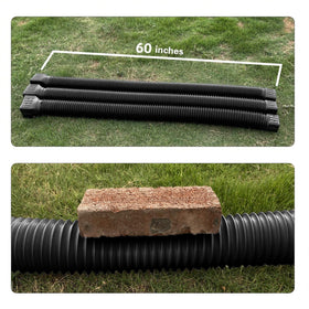 Rodnsurw downspout extensions help direct rainwater away from foundations and gardens