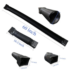Rodnsurw extension length adjusted from 21 to 60 inches for precise redirect