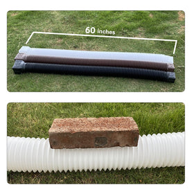 Rodnsurw flexible rainwater pipe bend enables easy directional routing.