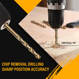 ROGAPER 135-degree split point starts accurately and reduces wandering on surfaces.