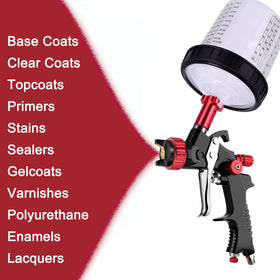 ROIKETU paint stirrer included for consistent color and texture before spraying.