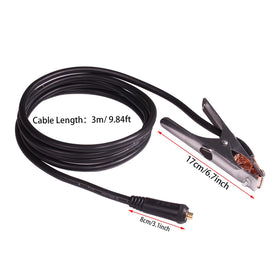 ROJOO 3m cable extending from the clamp for flexible reach.