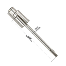 Step-by-step installation of Rok hinge pin stop shows quick, tool-free setup.