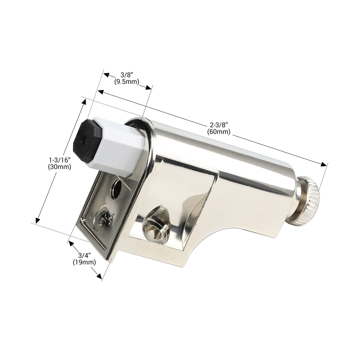 Rok mounting screw included for each damper in the pack