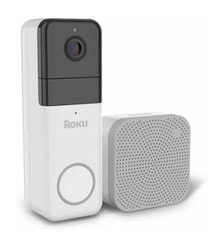 Roku DB1000R doorbell with motion detection for instant alerts.