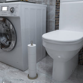 ROLABAM compact footprint fits small bathrooms without tipping.