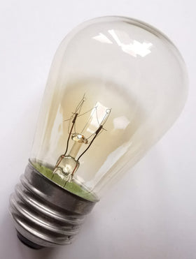 Rolay 11W S14 bulb with E26 base for easy outdoor replacement.