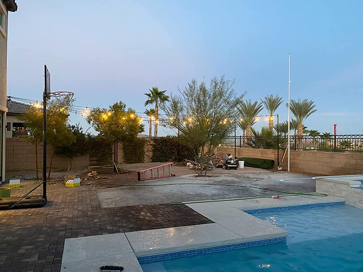 Rolay waterproof, durable bulbs ideal for year-round outdoor use.