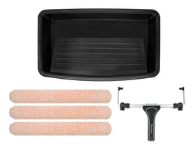 ROLLINGDOG 18-inch roller frame enables adjustable reach for even coverage.