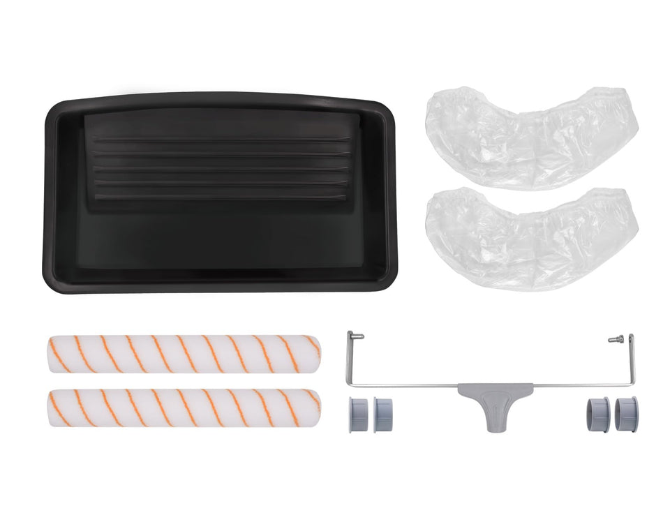 ROLLINGDOG 18-inch frame and roller assembly for rapid big-area painting.