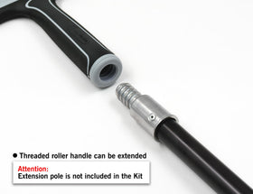 ROLLINGDOG aluminum blade clip keeps blade secure during use.
