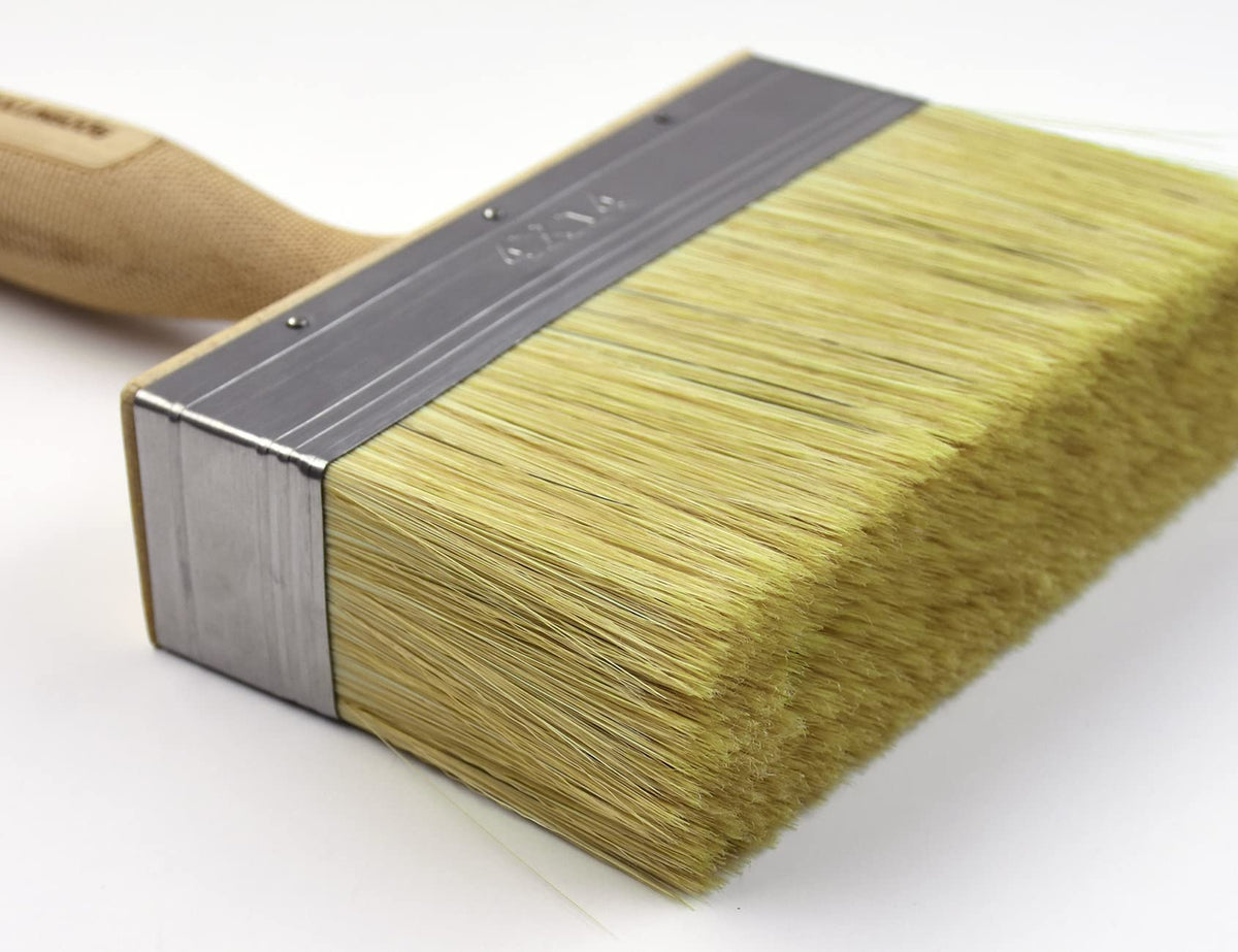 ROLLINGDOG limewash-brush easy-clean after rinse ready for reuse