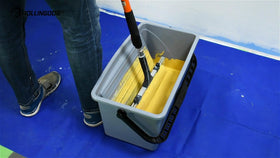 ROLLINGDOG durable 5-gallon construction resists cracking on rugged jobs.
