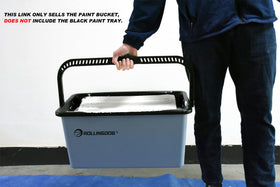 ROLLINGDOG full-capacity bucket supports large-volume paint or epoxy.