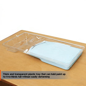 ROLLINGDOG Latex Paint-Only Use confirms compatibility with common paints.