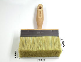 ROLLINGDOG limewash brush stainless ferrule ensures durable attachment