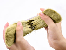 ROLLINGDOG limewash brush wood handle with ergonomic grip