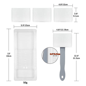 ROLLINGDOG Nylon Felt Pads deliver smooth coverage with reduced drips.