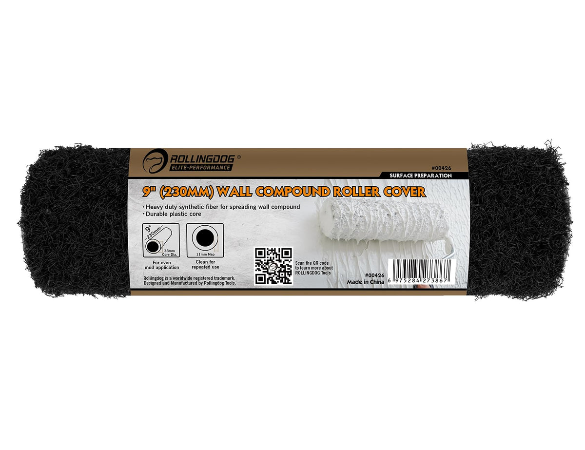 ROLLINGDOG professional-wall-texture-roller for efficient large-area texture work.